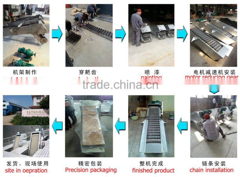 All stainless steel cleaning bar screen automatically