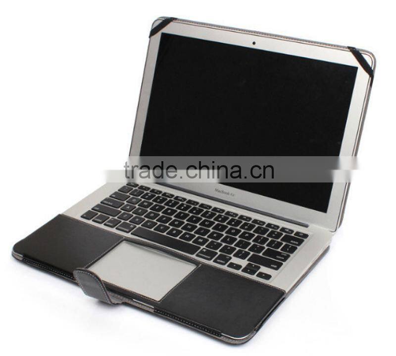 Luxury leather flip case for Macbook air 11/13/pro 13.3/retina 13.3/pro 15.4