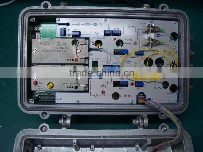 TON6800W Independent Receiver Module indoor catv Optical Node fiber optical node With Low Power Loss , 1dBm~ -6dBm
