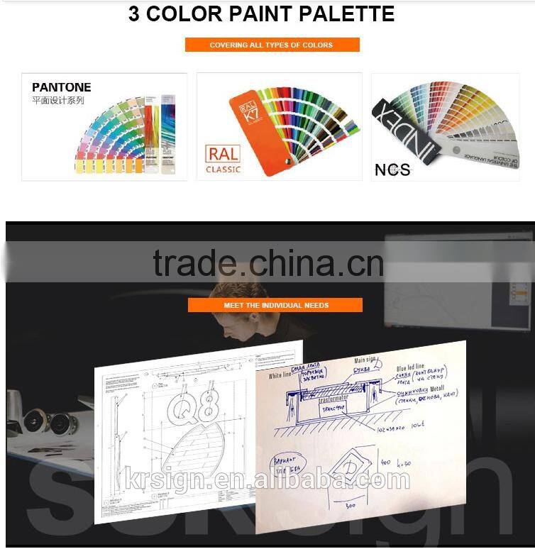 3d acrylic letter led sign alphabet letter