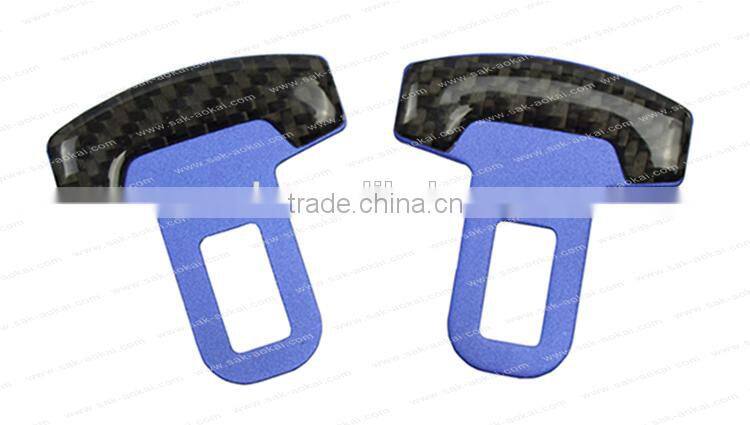 Real Carbon Fiber Buckle Safety Belt Colorful BuckleS