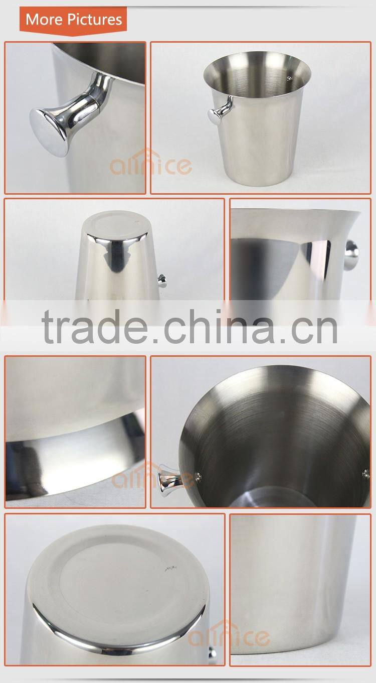 Personalized stainless steel cooler bucket/mental ice bucket/insulated ice cooler bucket