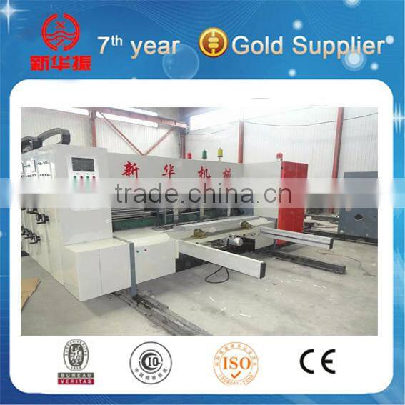 Printing slotting box making machine and printer slotter die cutter for carton box