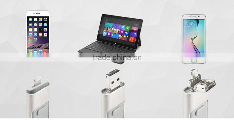 New products 2016 iflash drive mobile phone custom otg usb flash drive