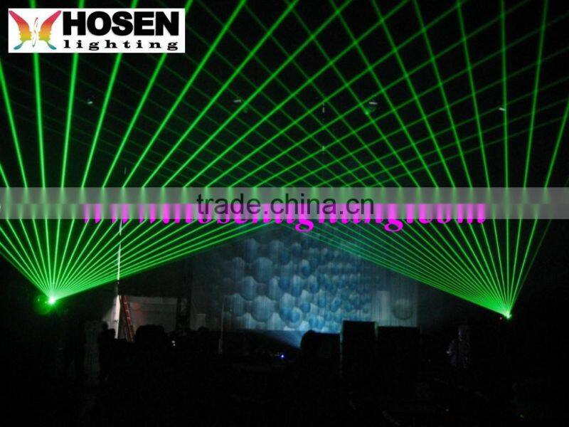 5W Green laser light