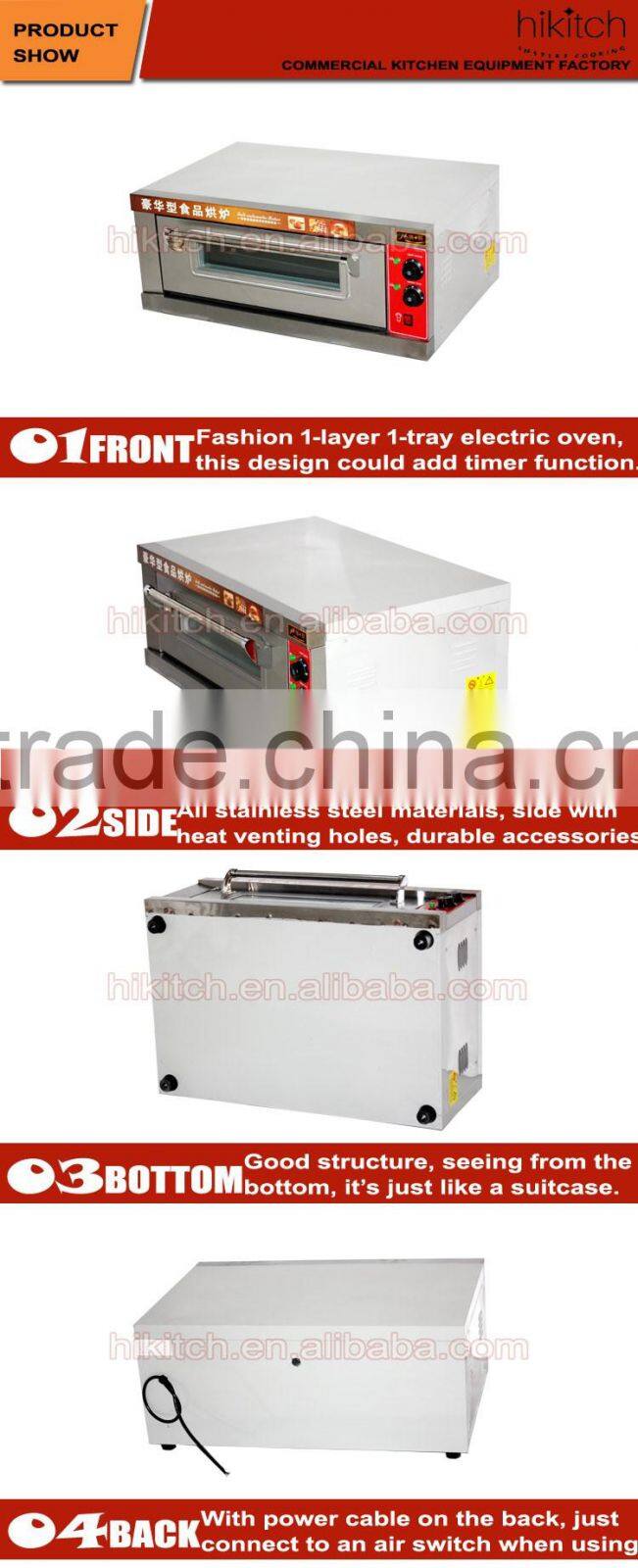 Commercial kitchen equipment electric stainless steel bakery oven