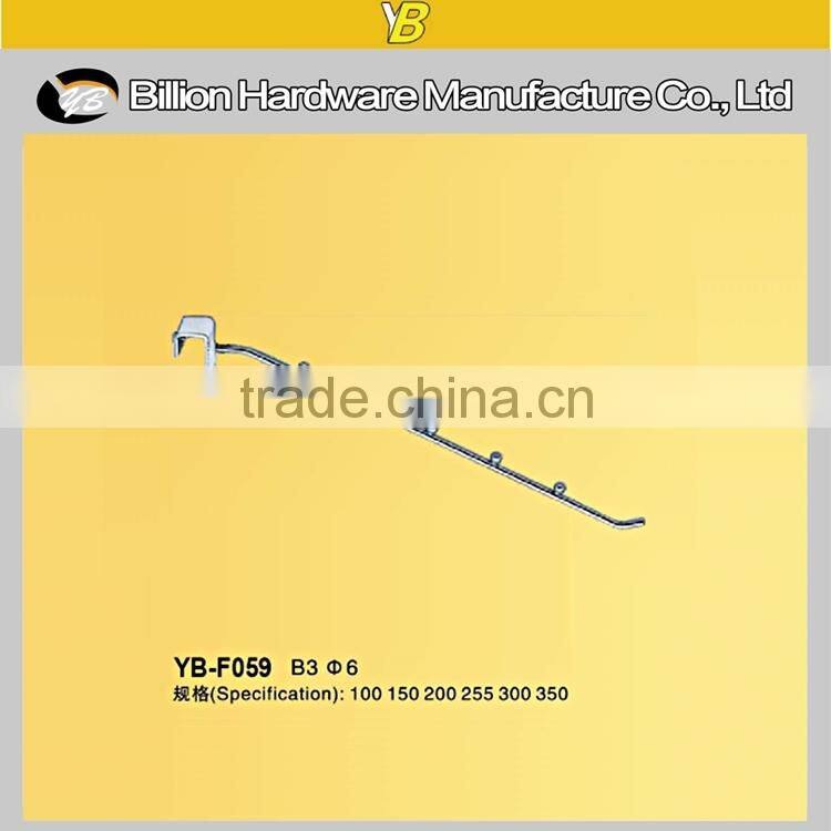 2016 China factory crossbar metal hook metal garment hook display hanger hook