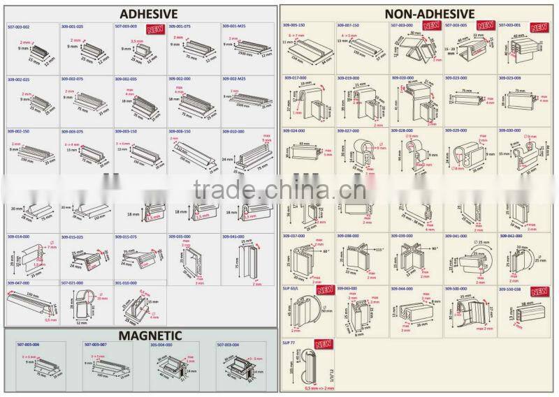 plastic display card holder