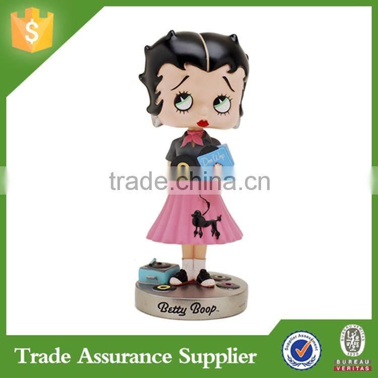 Bobble Head Figurine Custom Resin Material Cartoon Character Bobble Head