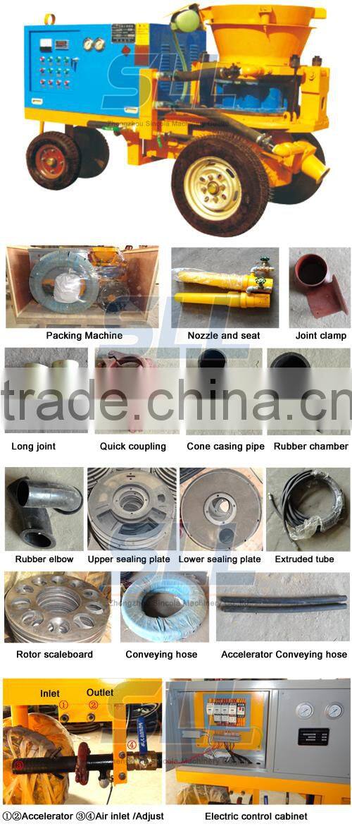 Swimming pool slides for shotcrete machine Construction