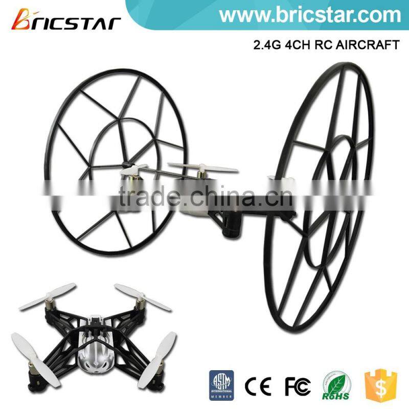 Different speeds 2.4G rc quadcopter kit with safe circle