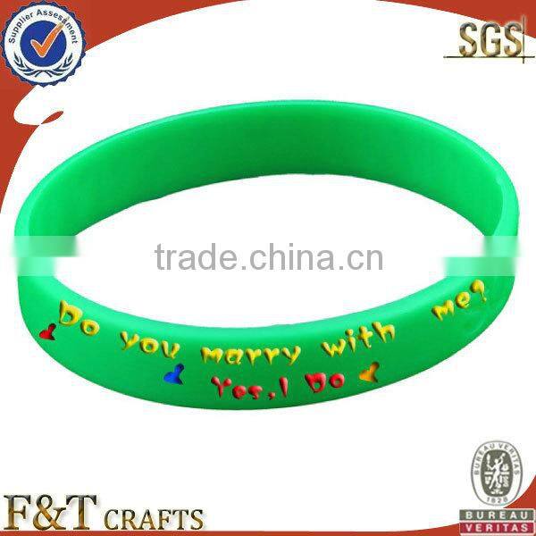 fashion novelty adjustable funny energy cheap custom silicone bracelet for kids