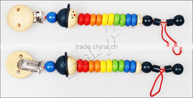 2015 New DIY Baby Products High Quality Cute Silicone Pacifier Holders