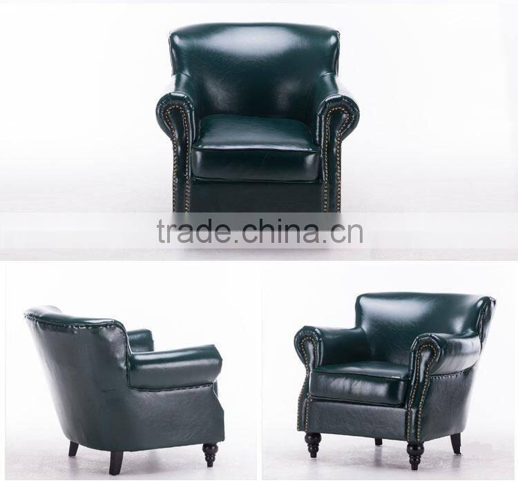 Luxry Retro PU leather comfortable sofa Y196