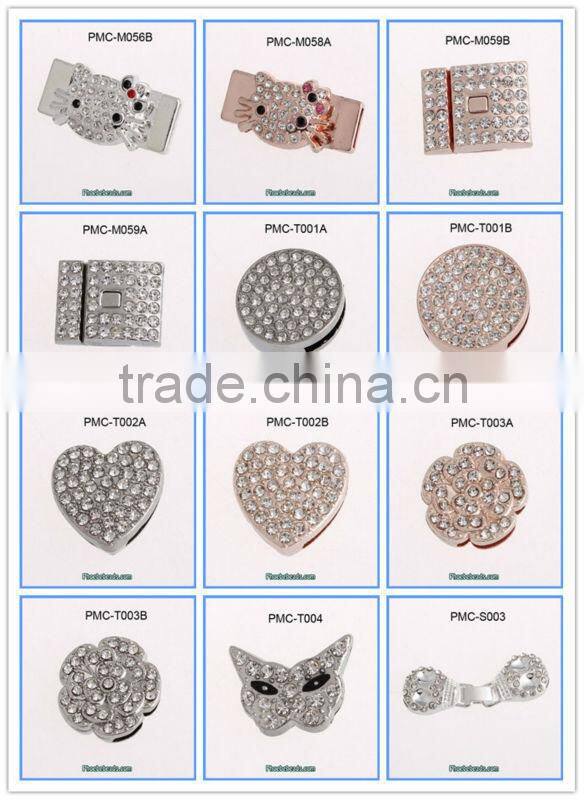 Wholesale New Arrival Stainless Steel Hexagon Cylinder Shape Bayonet Clasp For Leather Cord BC-S001A