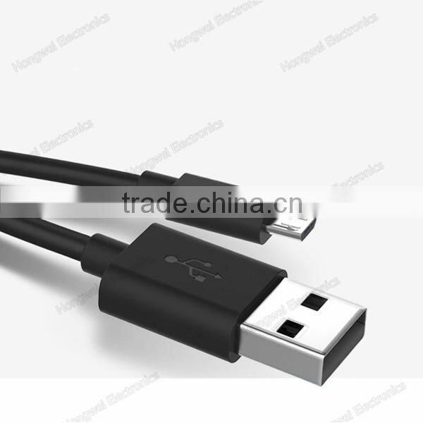 For android mobile phone USB 2.0 type A to Micro USB type B male to male power charging data cable