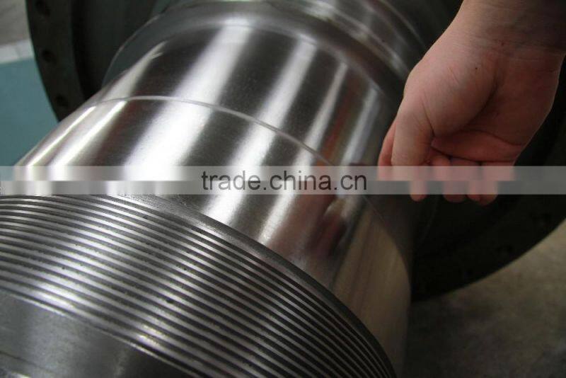 Forged steel shaft head, roll shaft ,drive shaft with large diameter used in roll for paper machine