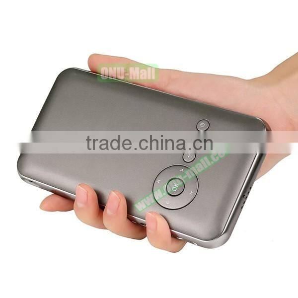 OEM Ultra-Thin Home Theater Projector,Mini Smart DLP LED Projector with Tripod