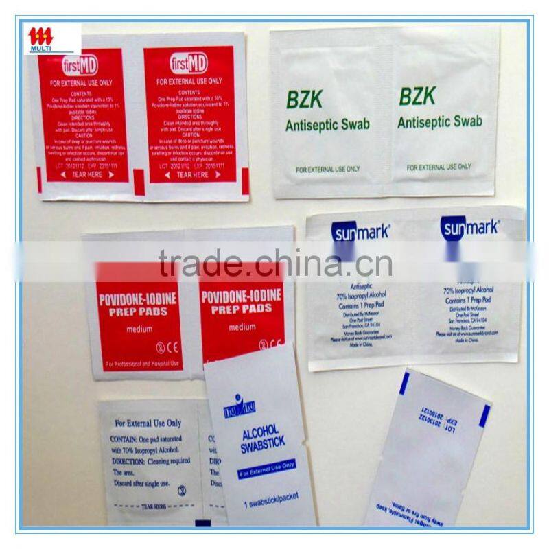 disposable Medical Alcohol Prep Pad