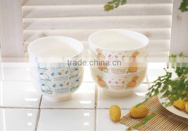 Cartoon kitchen products plastic microwave bowls, Customized logo plastic salad bowl, microwave cooking bowls