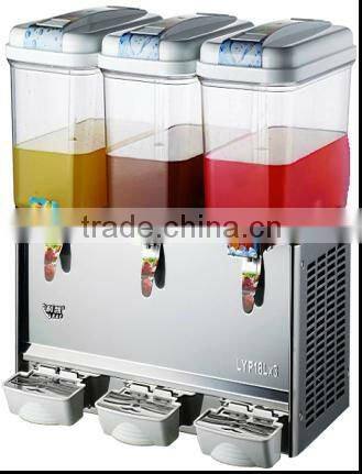 high quality juice dispensering machine with three tanks -18L for each tank