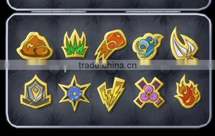 Wholesale pokemon gym badges set of 8pcs pokemon gym badge