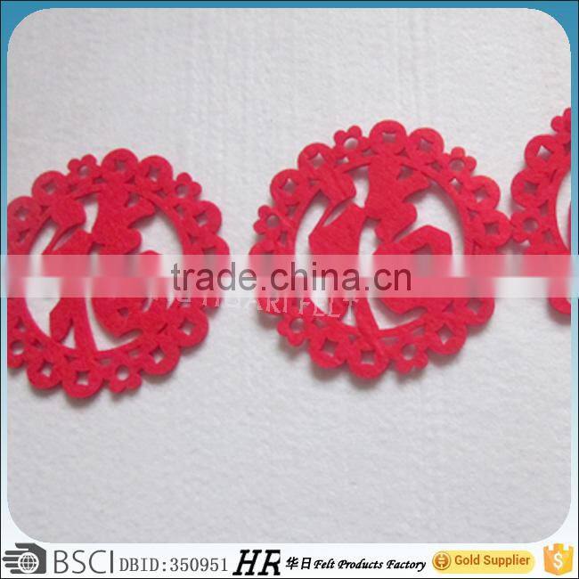 Waterproof Contracted felt table mat, Soft Computer mouse desk felt coaster pad