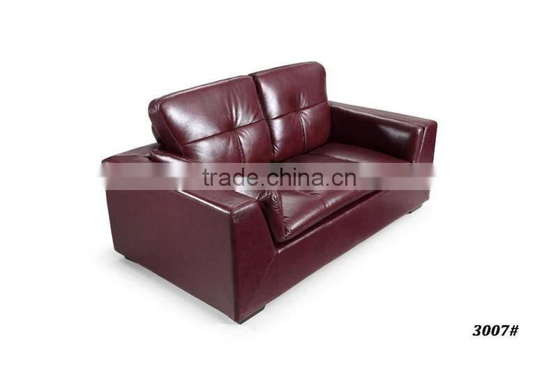 Good quality Checkered modern Leathe Sofa set DH3007
