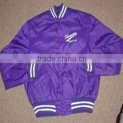 Latest Satin Varsity Jackets / Silk Varsity Jackets /Top Cotton Varsity Jackets 2014/letterman jacket