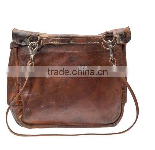Hot selling woman business leather shoulder handbag