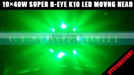 19X40W LED Super K10 Bee Eye Moving Head Stage Beam Light