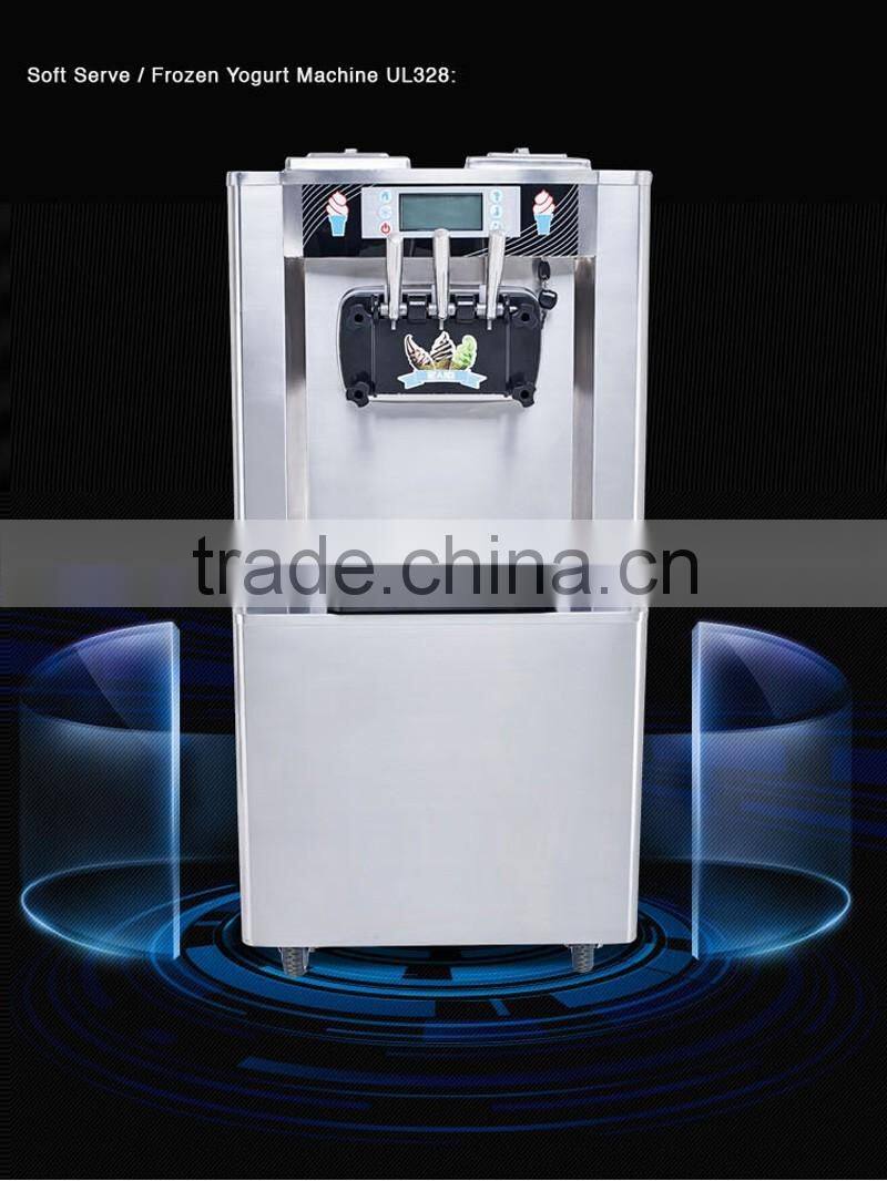2+1 Mixed Flavors Used Commerical Ice Cream Machine With Good Price,CE approved