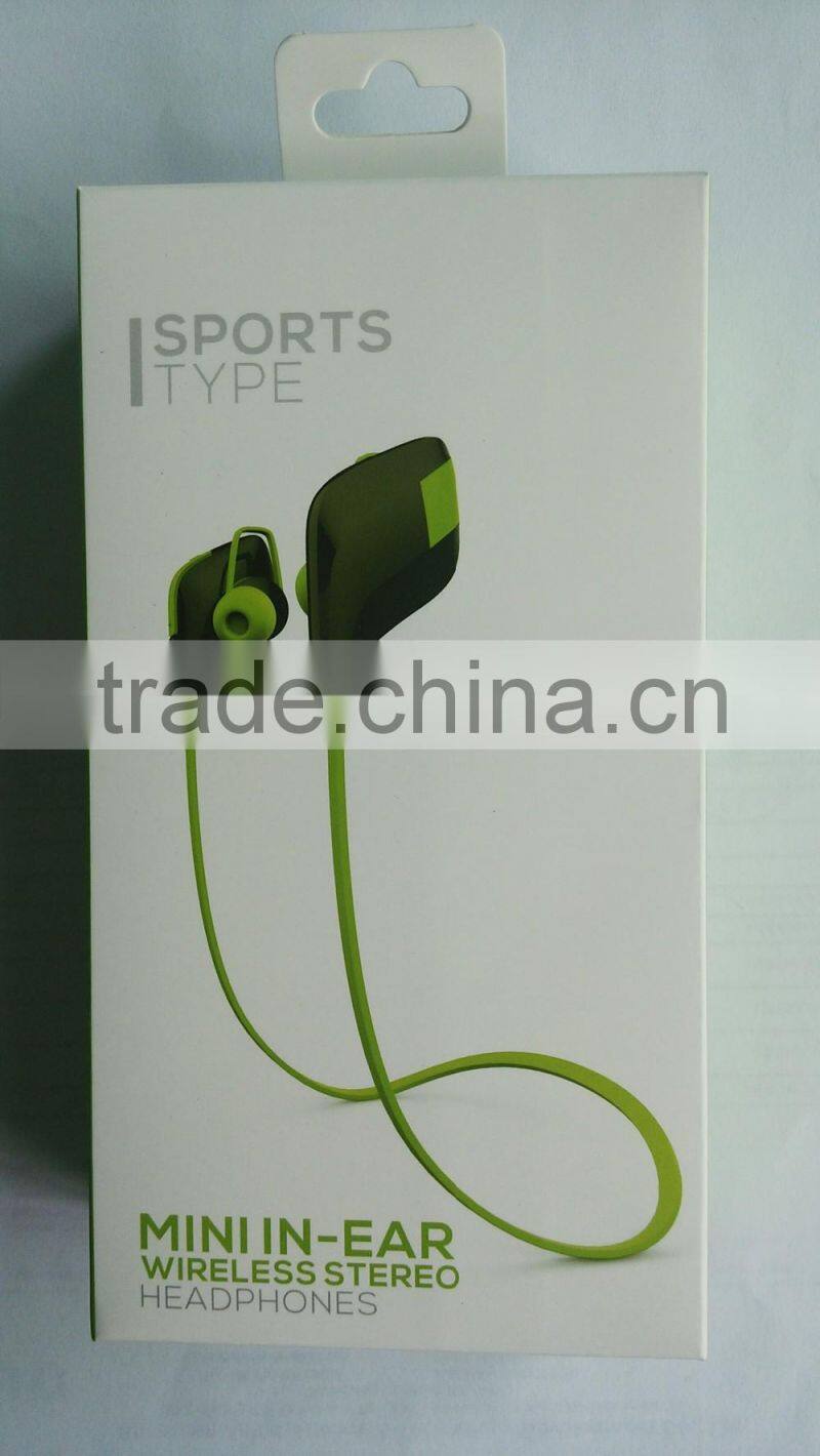 2016 wireless bluetooth earphonne, invisible in-ear earphone with microphone from China hbs 900