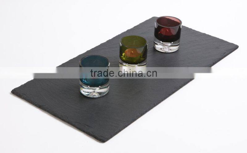 slate placemat with metal handle