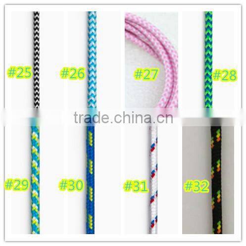 OEM Fabric Braided Micro USB Cable with Multi-color for galaxy S4