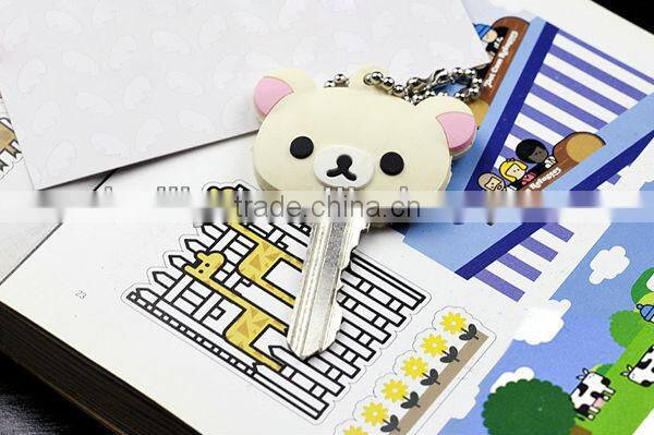 2013 Silicone Key Chain with Cute Bear