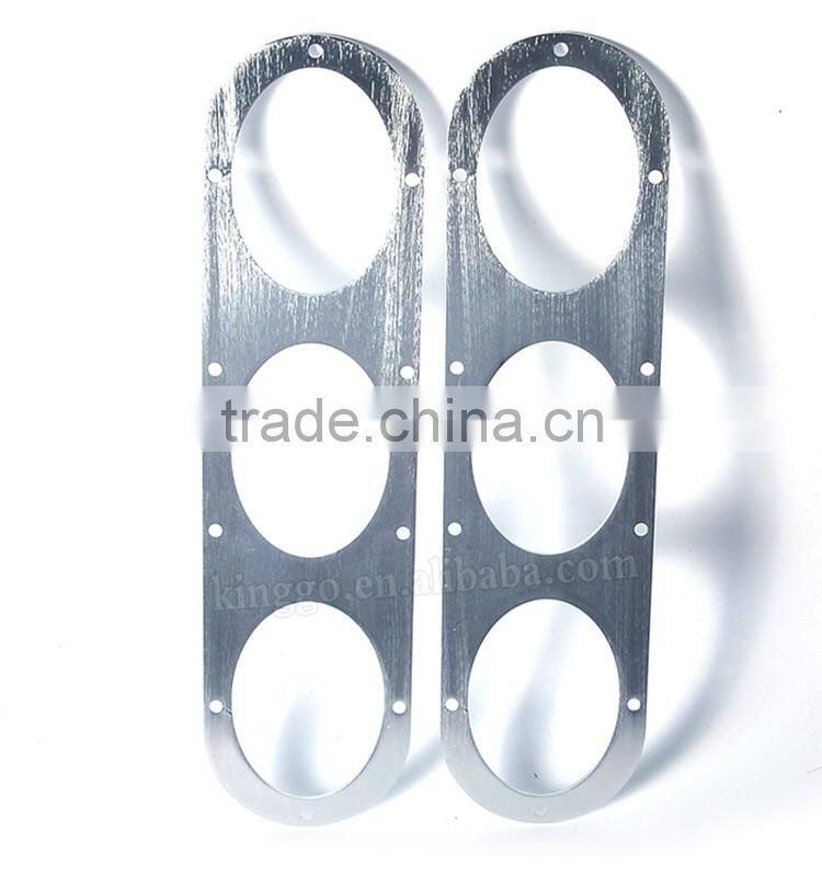 new arrival 2016 rear fender simulation chrome muffler sticker