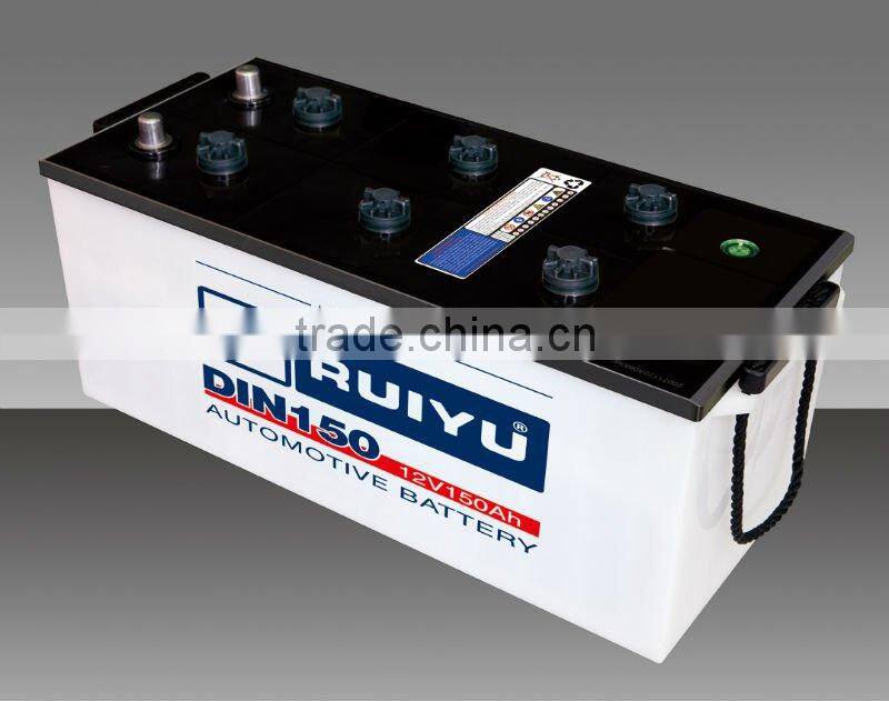 Auto battery 62534 12v125 AH Europen standard 12V Starting DRY CHARGED BATTERY made in China