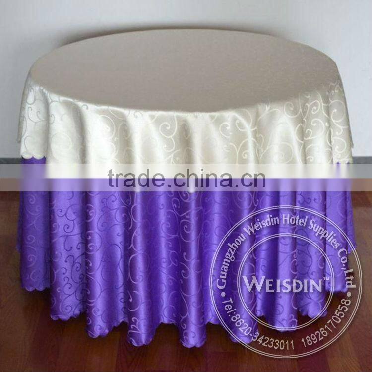 polyester table cloth high bar cocktail table cloth for wedding