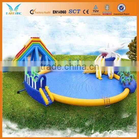 Guangzhou Barry inflatable water park with best water cyclist systerm