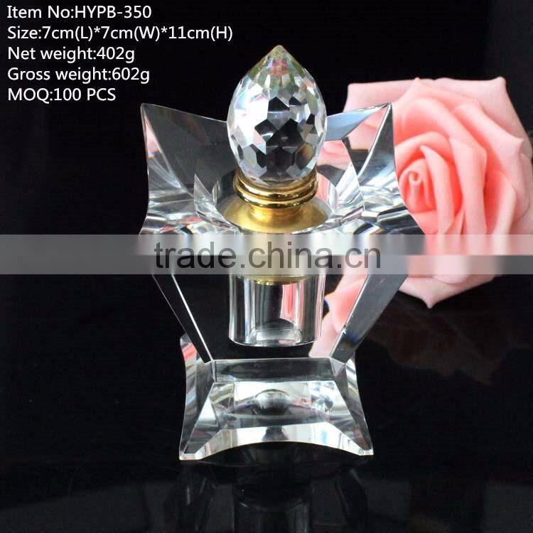 newest fashionable crystal perfume wedding gift bottle