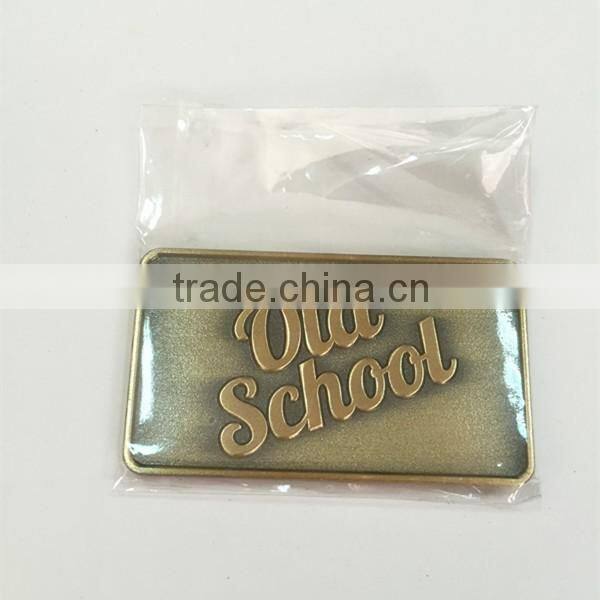 china factory small metal english acrylic 3d logo design letter