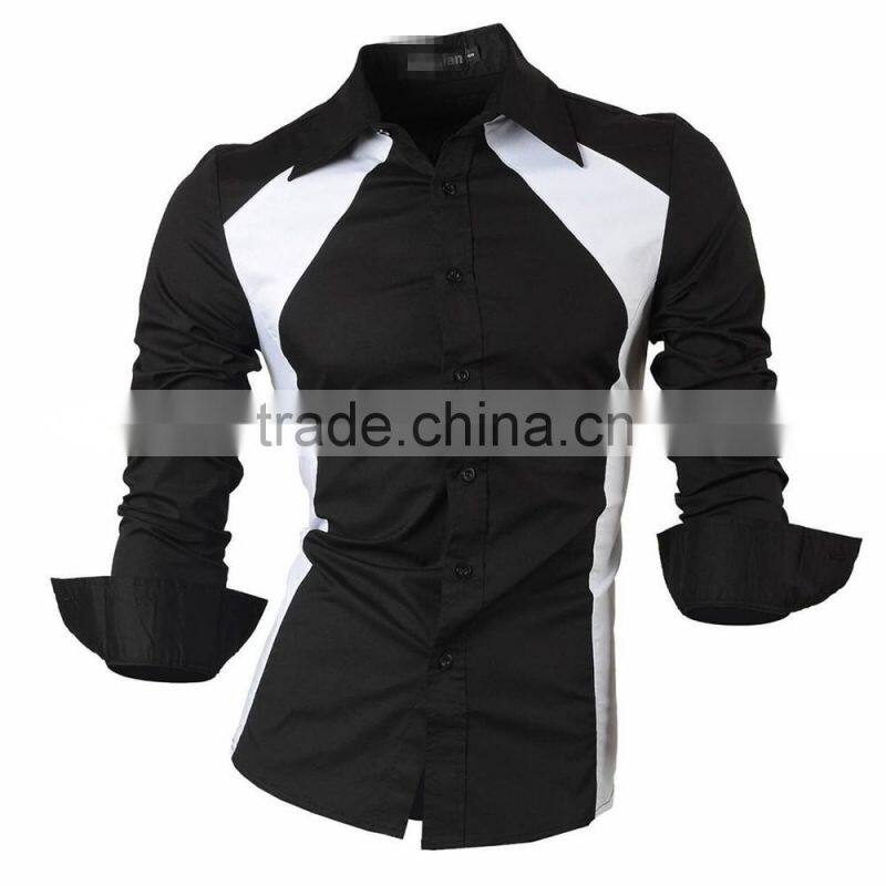 Custom Blank Poplin Shirt Slim Fit for Man