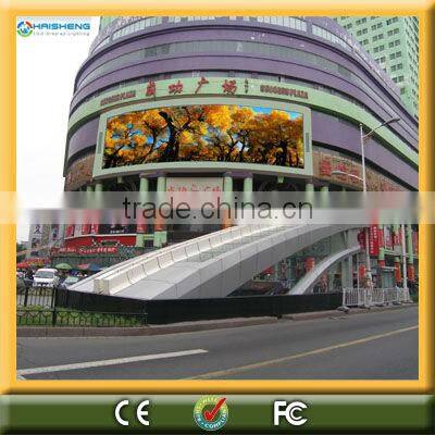 P16 pole standing led display screen for outdoor