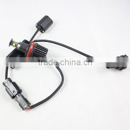 led headlight 6500k-7000K xenon white h8 40w led angel eyes halo ring for bmw e60 angel eyes led marker light for bmw