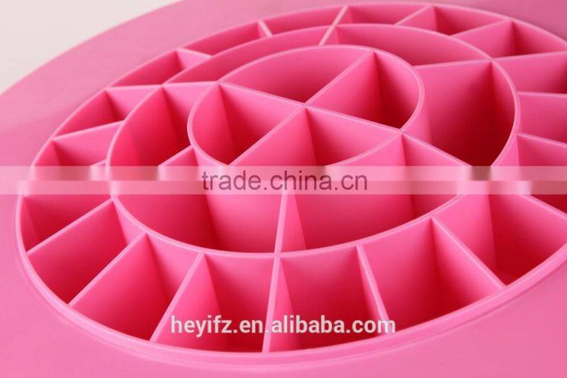 2016 Hot Selling ABS Multi Layer 360 Degree Rotating Cosmetics Storage Organizer