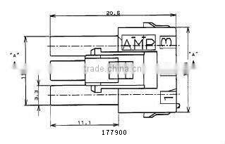 3 pin 3.96mm pitch LG washing machine connectors(177899)
