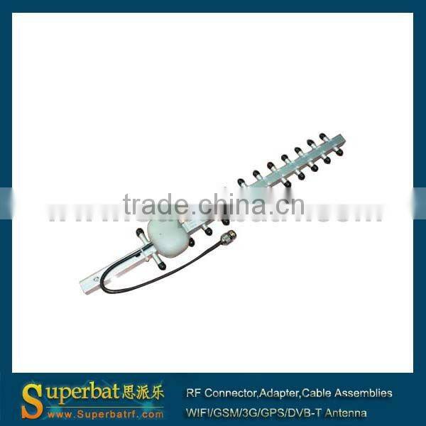 2.4GHz 16dBi Wifi Yagi Antenna For 802.11b/g RP SMA 2.4ghz wifi wlan yagi antenna