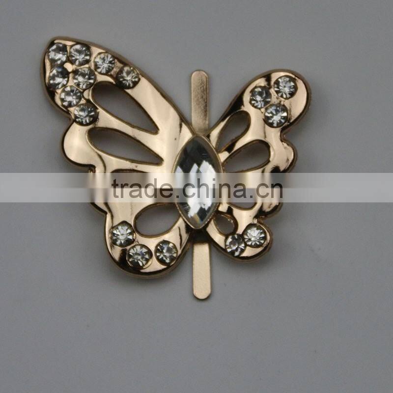 golden high plating butterfly buckel&shoes butterflyr upper shoes for sandal