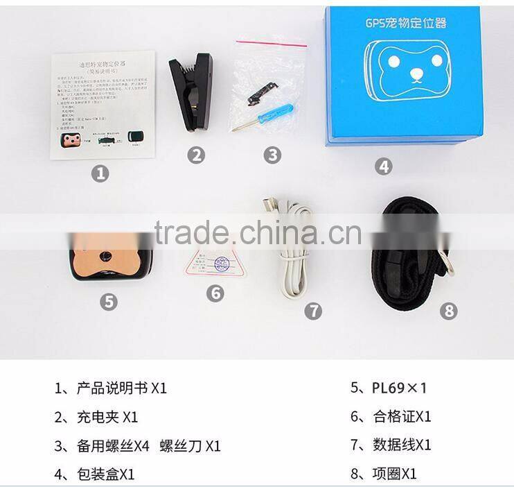 Cheap GPS+LBS+WIFI Location Tracker IOS/Android APP mini gps tracker for pet